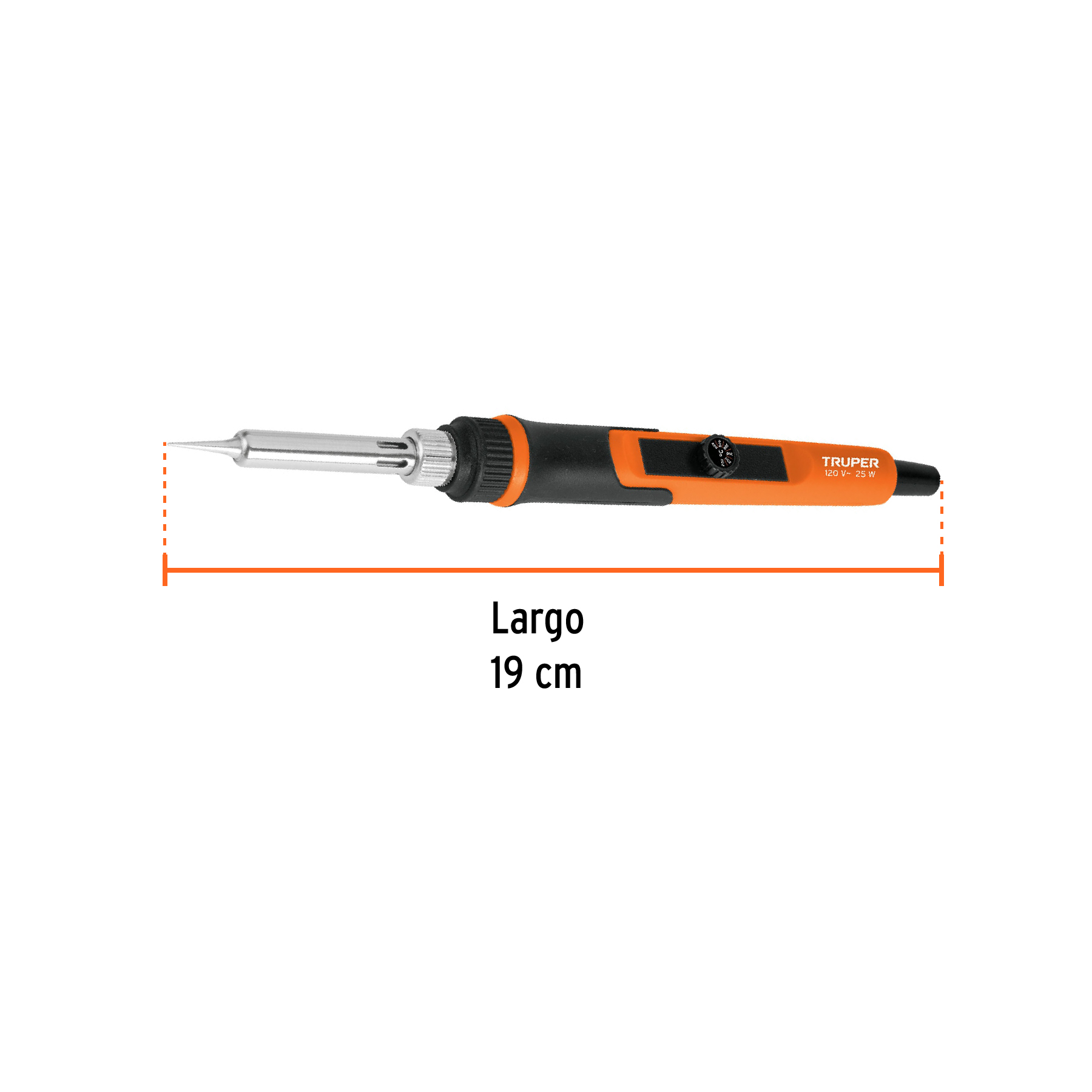 Kit soldadura electrónica con cautín de 25 W, temp regulable - Imagen 3