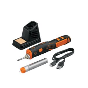 Kit soldadura electrónica con cautín 8W, inalámbrico, TRUPER