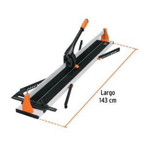 Cortador azulejo 47' (120cm) gran formato c/maletín, EXPERT - Imagen 3