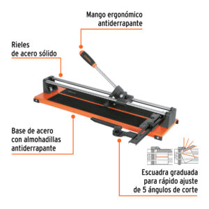 Alternative view of Cortador de azulejo 20' (50 cm) con baleros, TRUPER