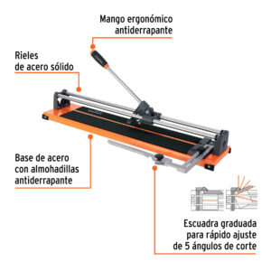 Alternative view of Cortador de azulejo 24' (60 cm) con baleros, TRUPER