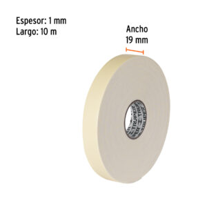 Alternative view of Cinta doble cara de 19 mm x 10 m, TRUPER