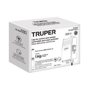 Caja de control para bomba tipo bala 1 HP, 220V, TRUPER - Imagen 3