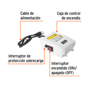 Alternative view of Caja de control para bomba tipo bala 1 HP, TRUPER