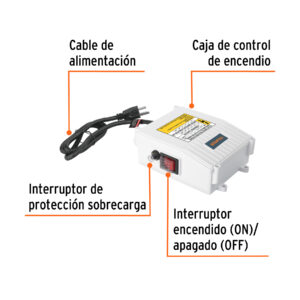 Alternative view of Caja de control para bomba tipo bala 2 HP, TRUPER