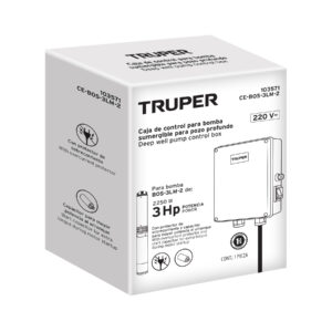 Caja de control para bomba tipo bala 3 HP, 220V, TRUPER - Imagen 3