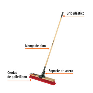 Alternative view of Cepillo industrial, multisuperficies, cerdas PE, EXPERT