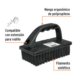 Alternative view of Cepillo para pintor, multiusos con cerdas sintéticas, TRUPER