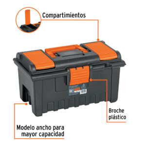 Alternative view of Caja para herramienta de 16' con compartimentos, TRUPER