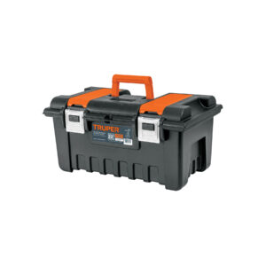 Caja p/herramienta 22' c/compartimentos y broches metálicos