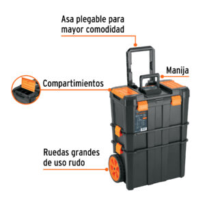 Alternative view of Caja para herramienta,19'x25' con ruedas, 3 en 1 desmontable