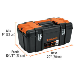 Caja para herramienta 20' compartimentos y broches metálicos - Imagen 3