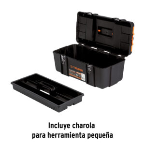 Caja para herramienta 20' compartimentos y broches metálicos - Imagen 4