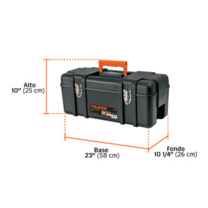 Caja para herramienta 23' industrial con broches metálicos - Imagen 4