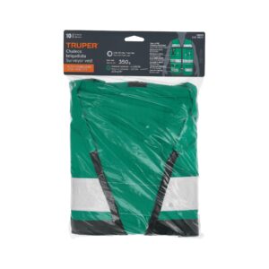 Chaleco brigadista con cintas reflejantes, color verde - Imagen 4