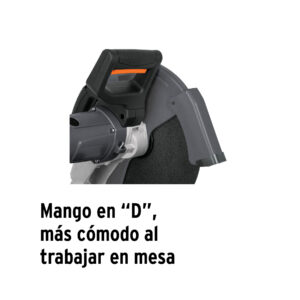 Alternative view of Tronzadora / cortadora de metales 14', mango en 'D', 2200 W