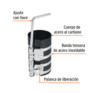 Alternative view of Compresor para anillos diesel, TRUPER