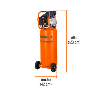 Alternative view of Compresor lubricado, 80L, 3-1/2HP, vertical, 127V, TRUPER