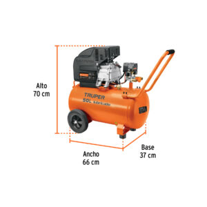 Alternative view of Kit Compresor lub, 50L, manguera y pistola grav,127V, TRUPER