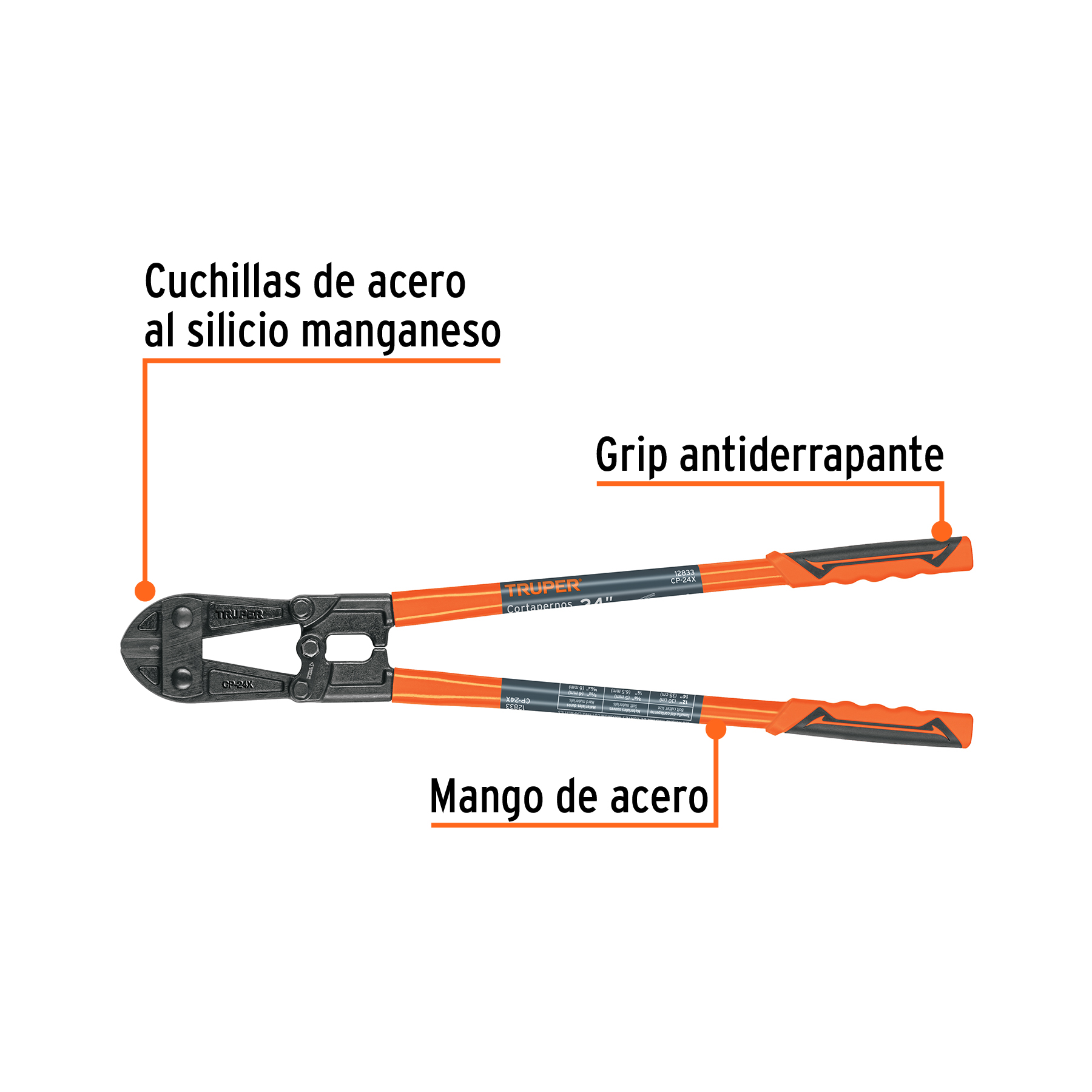 Cortapernos 24', profesional, TRUPER - Imagen 4
