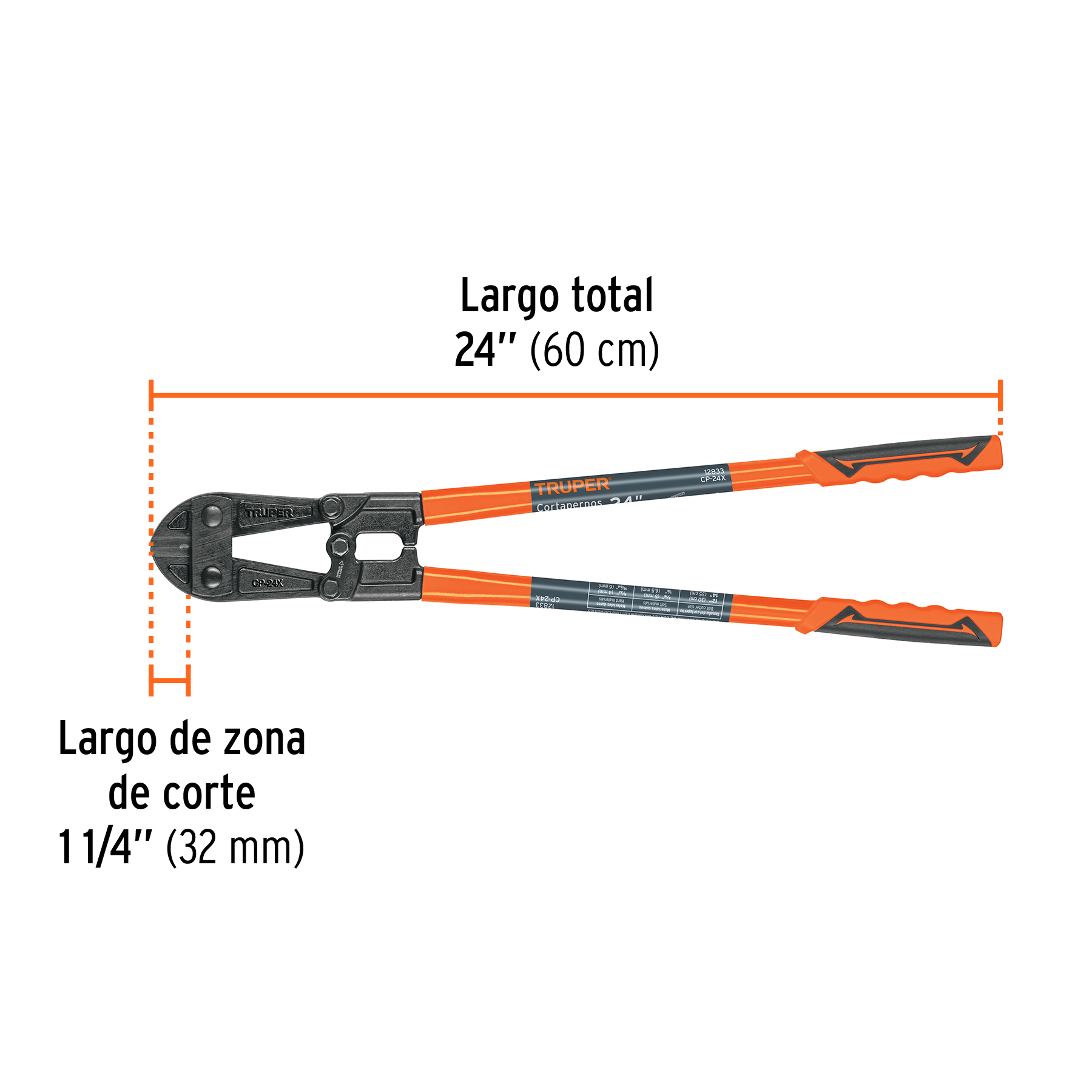 Cortapernos 24', profesional, TRUPER - Imagen 3