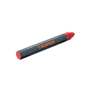 Blíster con 2 crayones de 12 cm industriales rojos, TRUPER