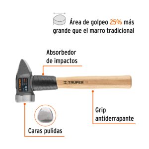 Alternative view of Marro para herrería 3 lb mango 12', TRUPER