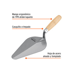 Alternative view of Cuchara para albañil 9' forjada tipo Centroamericana, TRUPER