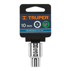 Dado de 10 mm, 6 puntas, cuadro 1/2', TRUPER - Imagen 4