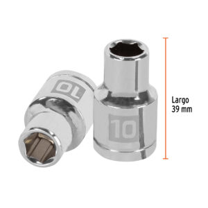 Dado de 10 mm, 6 puntas, cuadro 1/2', TRUPER - Imagen 3
