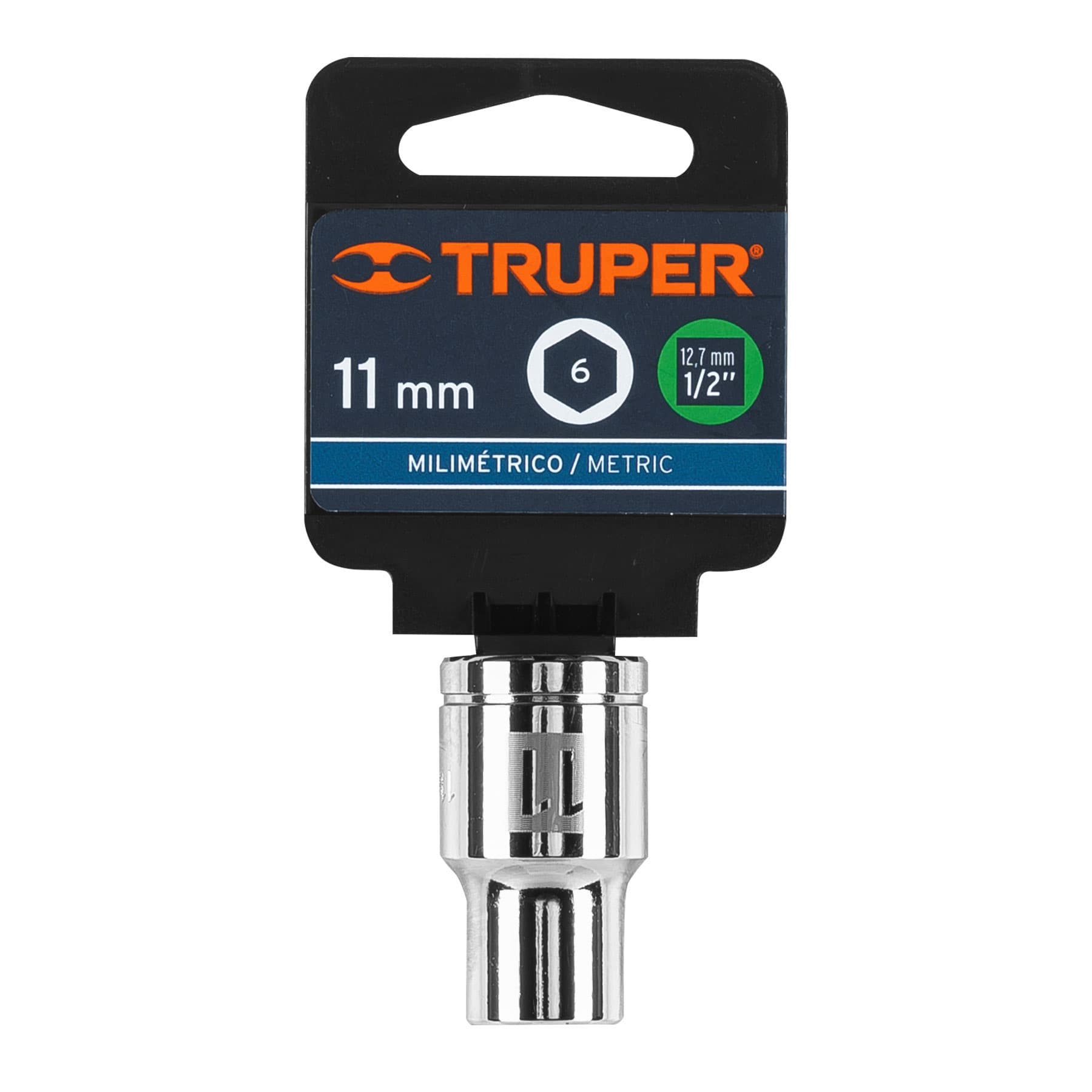 Dado de 11 mm, 6 puntas, cuadro 1/2', TRUPER - Imagen 4