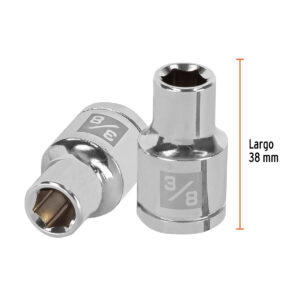 Dado de 3/8', 6 puntas, cuadro 1/2', TRUPER - Imagen 3