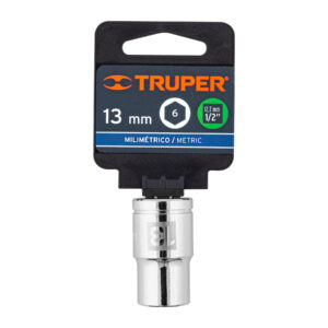 Dado de 13 mm, 6 puntas, cuadro 1/2', TRUPER - Imagen 4