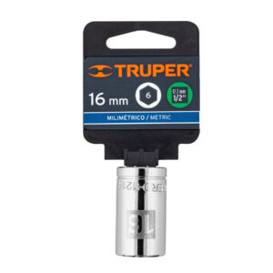 Dado de 16 mm, 6 puntas, cuadro 1/2', TRUPER - Imagen 4