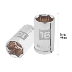 Dado de 16 mm, 6 puntas, cuadro 1/2', TRUPER - Imagen 3