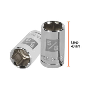 Dado de 5/8', 6 puntas, cuadro 1/2', TRUPER - Imagen 3