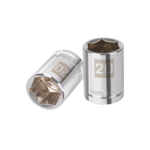 Dado de 20 mm, 6 puntas, cuadro 1/2', TRUPER