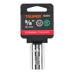 Dado de 5/8', 12 puntas, cuadro 1/2', TRUPER - Imagen 4