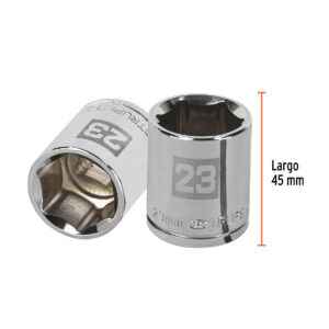 Dado de 23 mm, 6 puntas, cuadro 1/2', TRUPER - Imagen 3