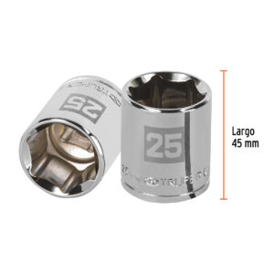 Dado de 25 mm, 6 puntas, cuadro 1/2', TRUPER - Imagen 3