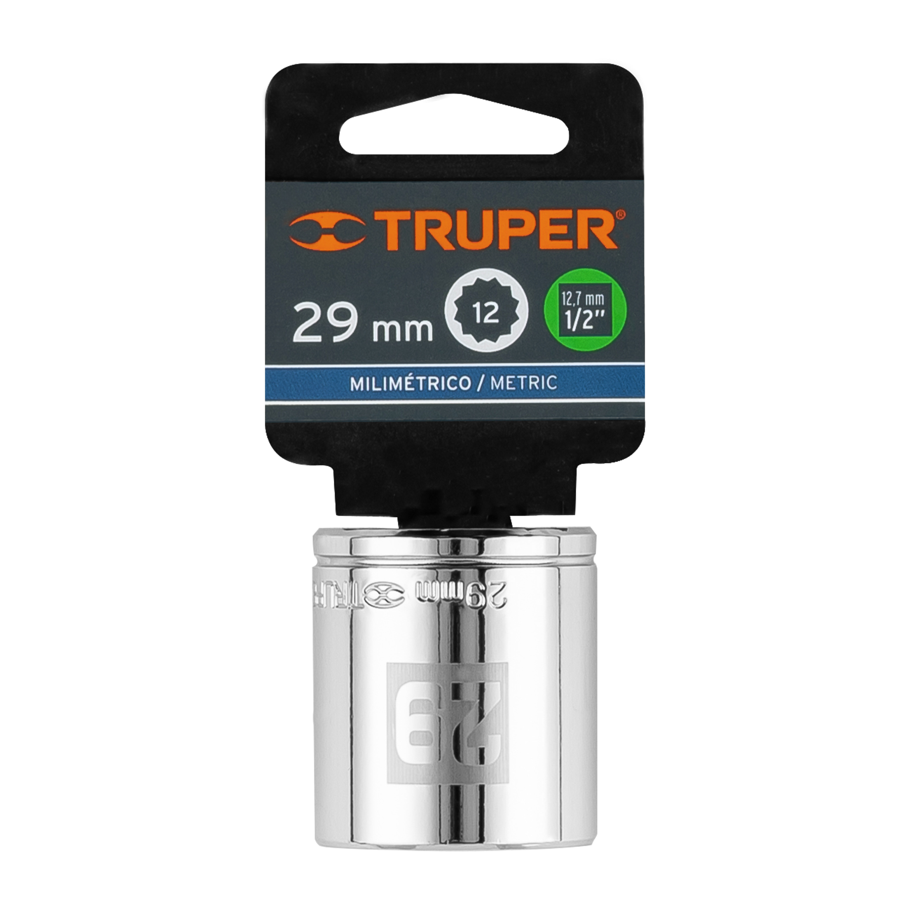 Dado de 29 mm, 12 puntas, cuadro 1/2', TRUPER - Imagen 4