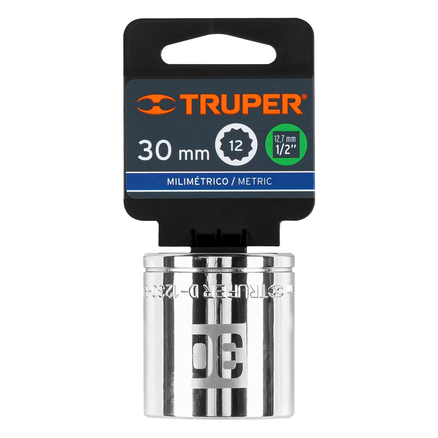Dado de 30 mm, 12 puntas, cuadro 1/2', TRUPER - Imagen 4