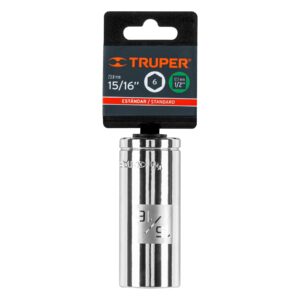 Dado largo de 15/16', 6 puntas, cuadro 1/2', TRUPER - Imagen 4