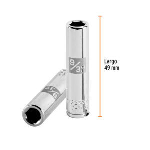 Dado largo de 9/32', 6 puntas, cuadro 1/4', TRUPER - Imagen 3