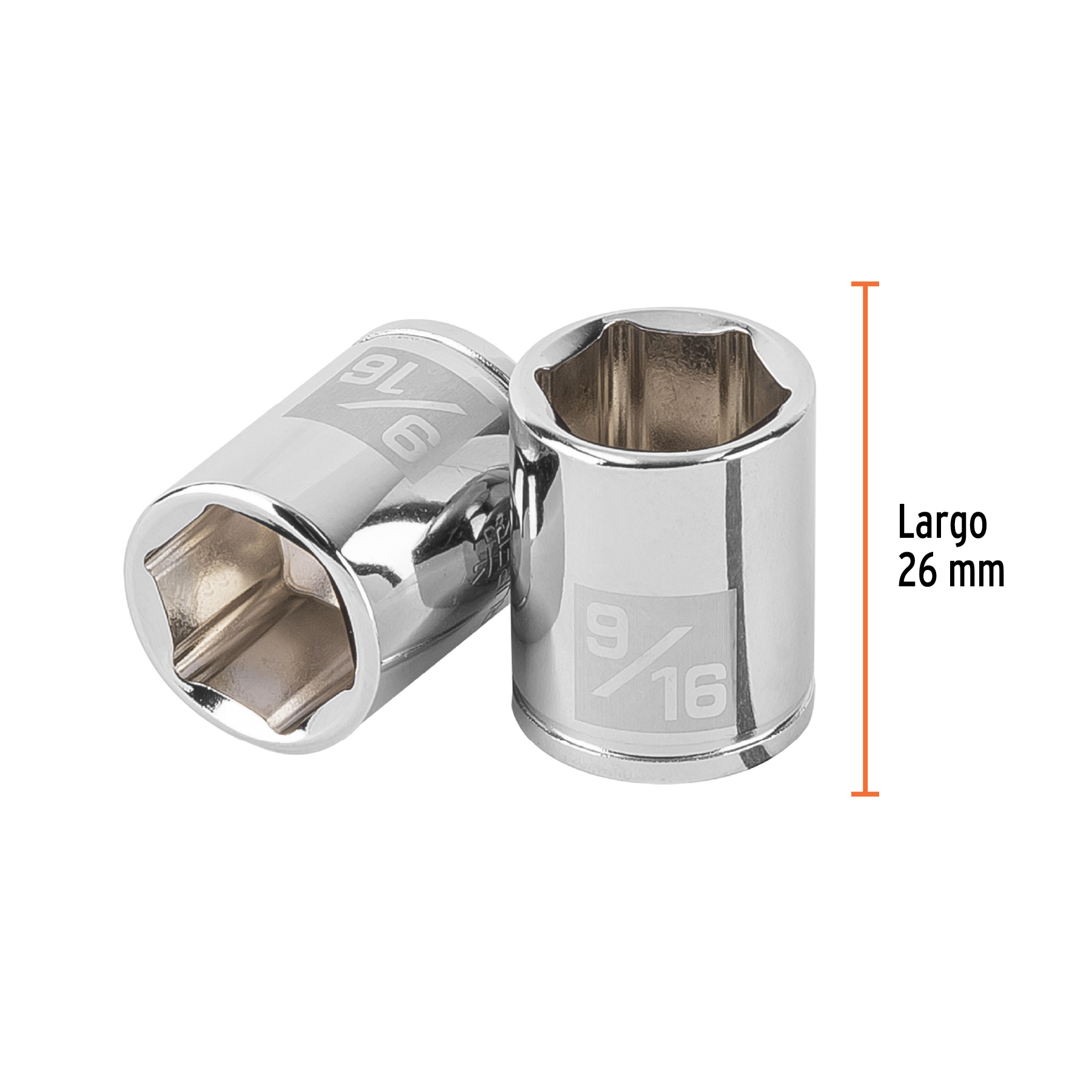 Dado de 9/16', 6 puntas, cuadro 1/4', TRUPER - Imagen 3