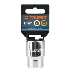 Dado de 19 mm, 6 puntas, cuadro 3/4', TRUPER - Imagen 4