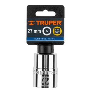 Dado de 27 mm, 6 puntas, cuadro 3/4', TRUPER - Imagen 4