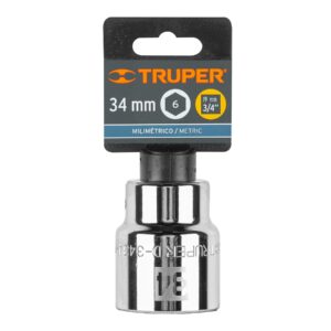 Dado de 34 mm, 6 puntas, cuadro 3/4', TRUPER - Imagen 4