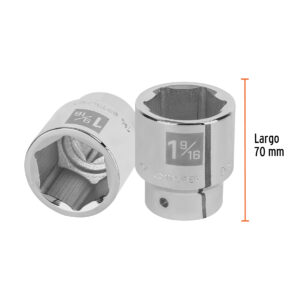 Dado de 1-9/16', 6 puntas, cuadro 3/4', TRUPER - Imagen 3