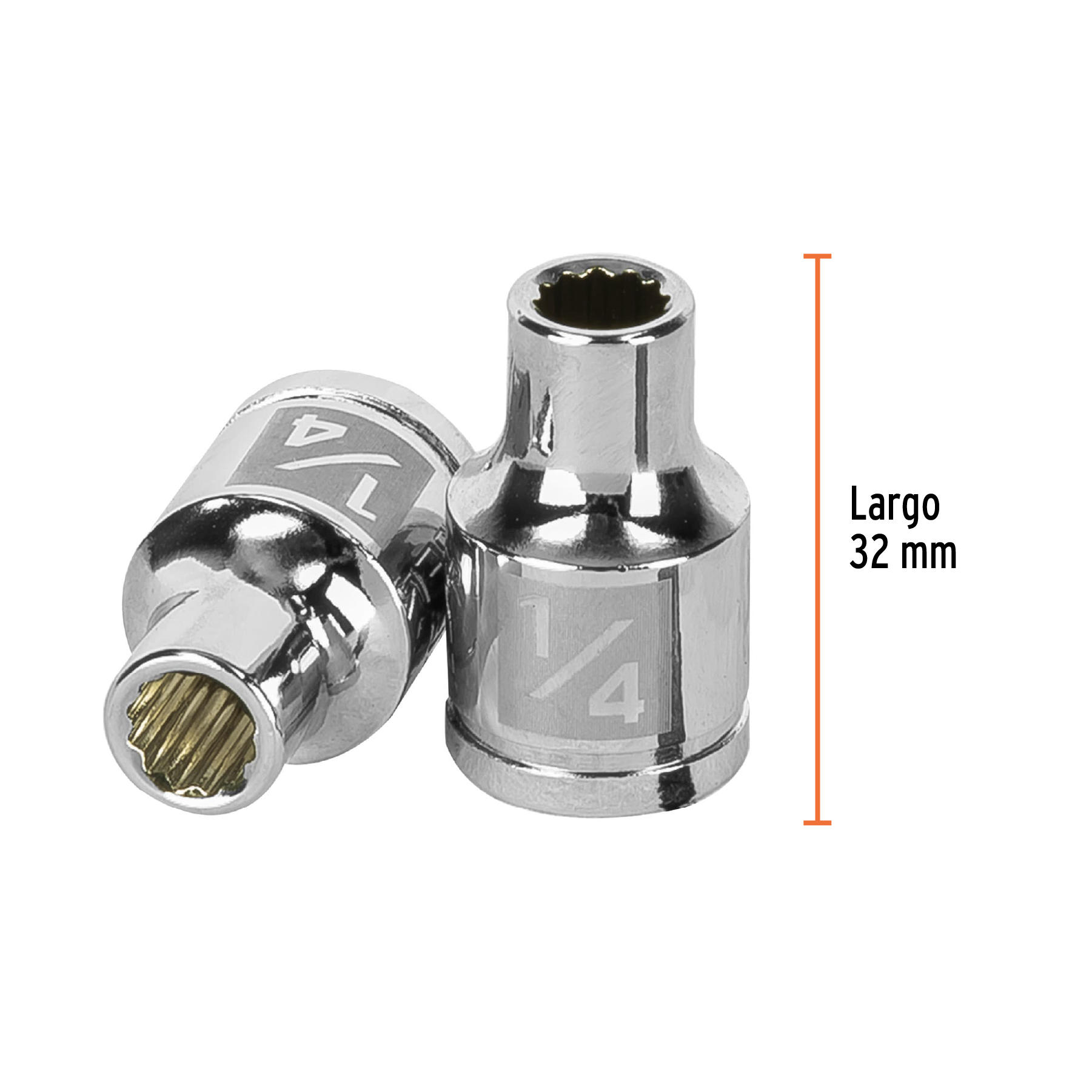 Dado de 1/4', 12 puntas, cuadro 3/8', TRUPER - Imagen 3